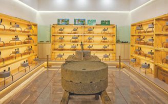 330件石磨，展示農(nóng)耕文化