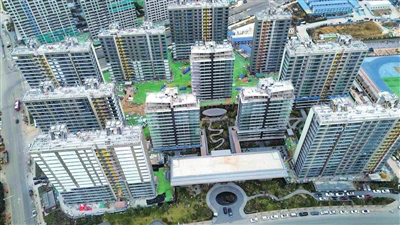 越秀·青鐵和樾府項目。 嶗山區(qū)委宣傳部供圖