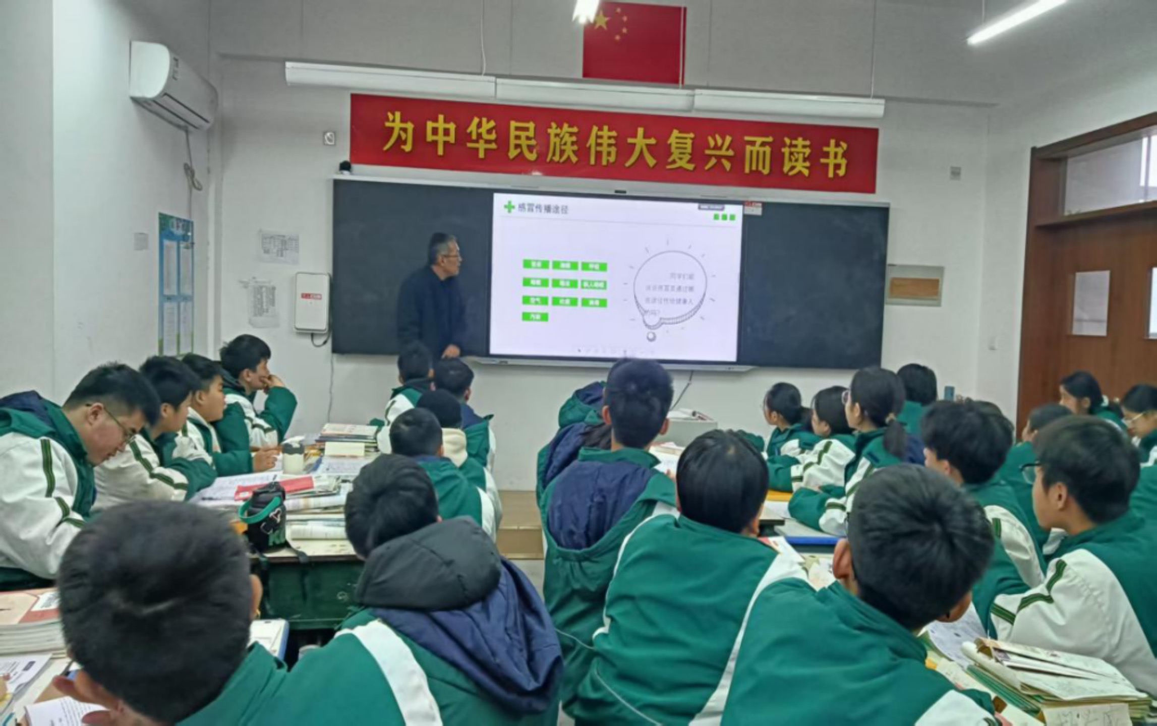 分組知識(shí)競(jìng)賽環(huán)節(jié)(鄄城縣十二中供圖)