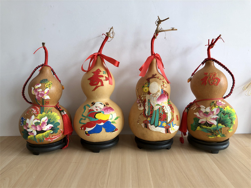 東原掐絲粉彩葫蘆。受訪者供圖