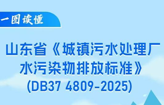 一圖讀懂 |山東省《城鎮(zhèn)污水處理廠水污染物排放標(biāo)準(zhǔn)》（DB37 4809—2025）