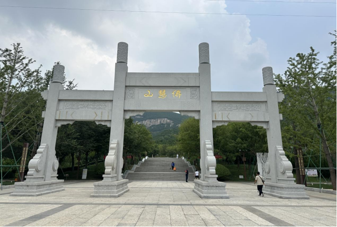 濟(jì)南市歷下區(qū)佛慧山北入口生態(tài)恢復(fù)工程。李卓睿攝