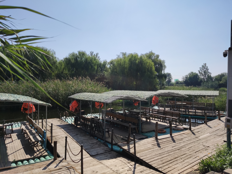 圖為蓑衣樊村荷香碼頭