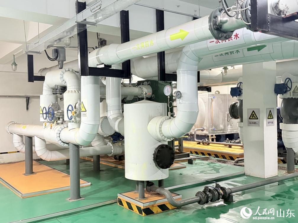 住宅分管片區(qū)換熱站。 李子悅攝