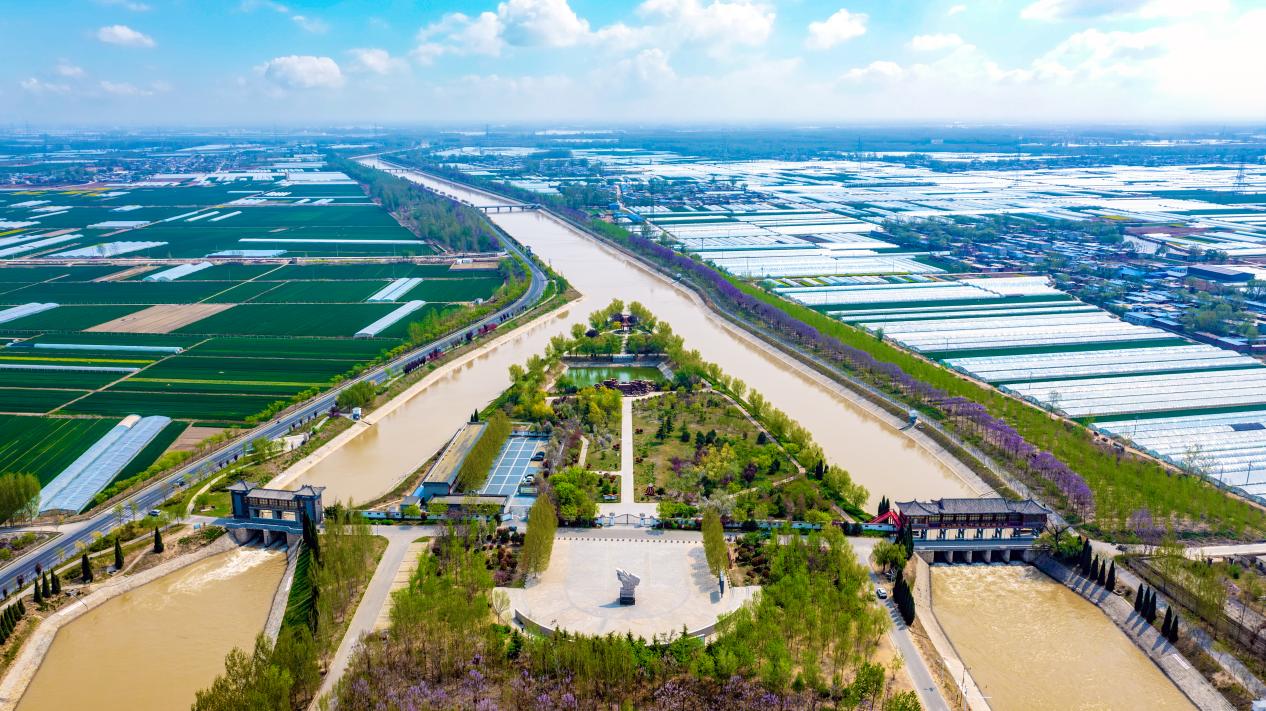 聊城市位山灌區(qū)周店水利樞紐。聊城市水利局供圖