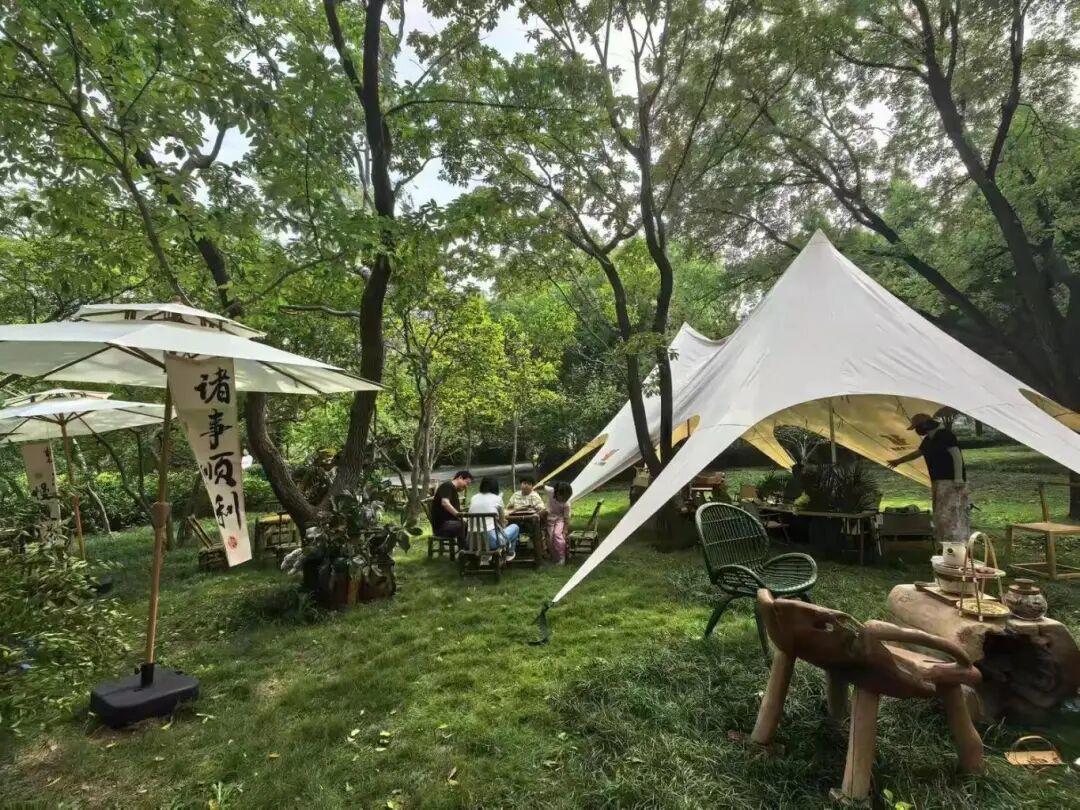 千佛山景區(qū)游憩茶歇共享綠地