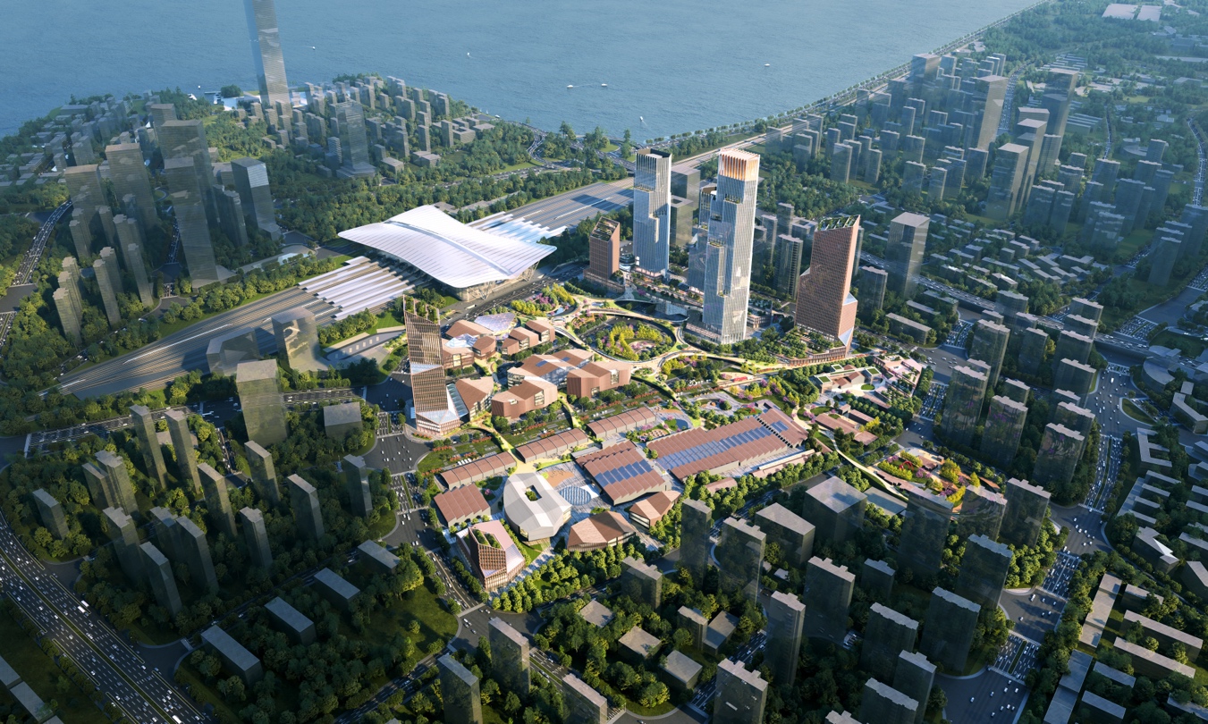 青島TOD一號(hào)工程效果圖