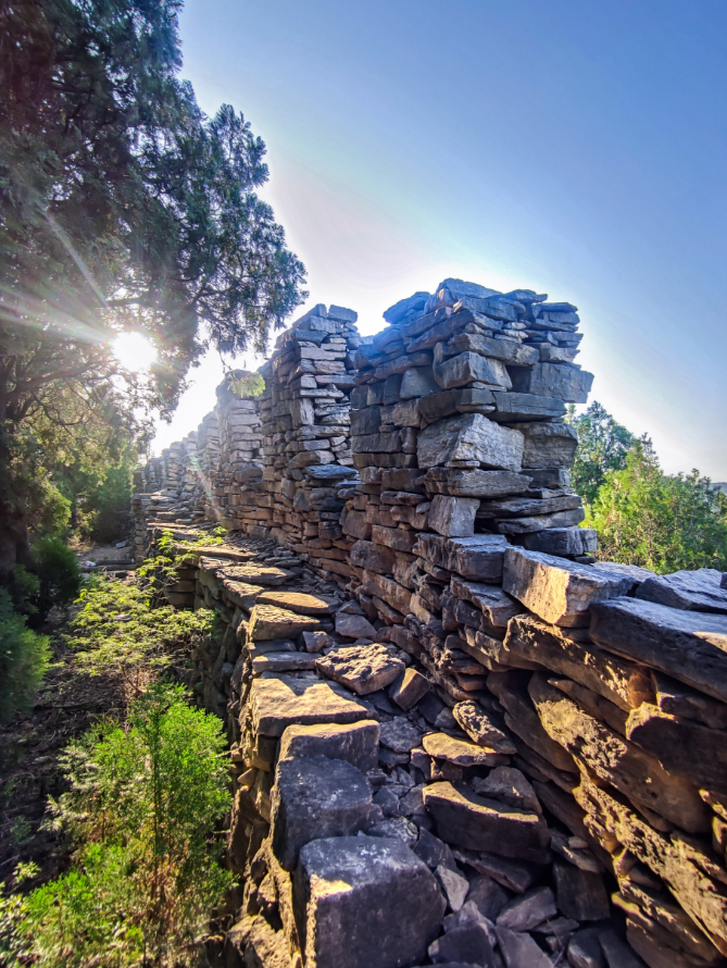 齊長城濟南段。陳銦攝